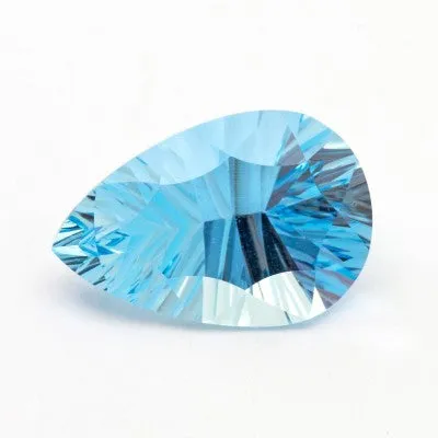 11.52ct AA Aquamarine Concave Pear