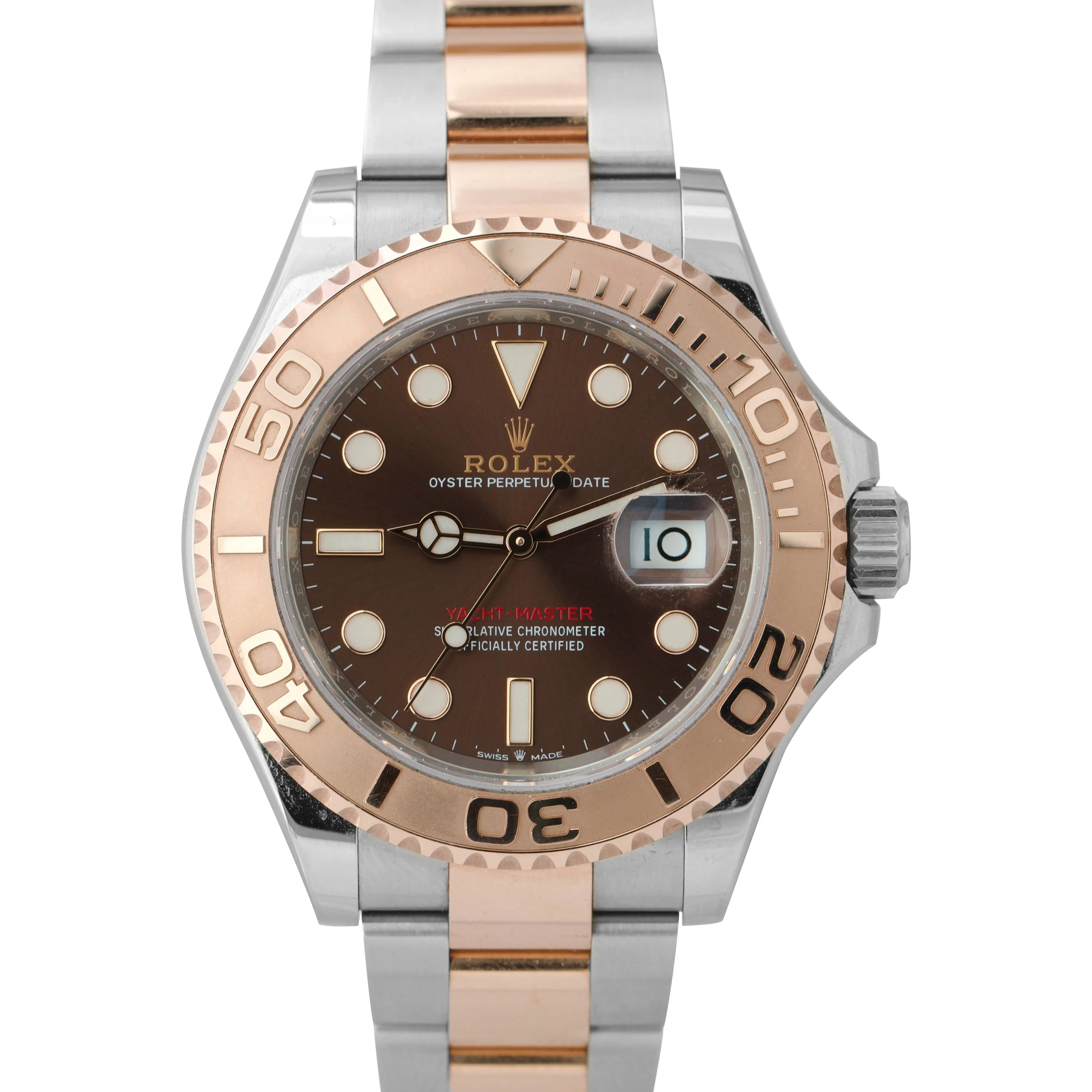 2020 UNPOLISHED Rolex Yacht-Master CHOCOLATE 18K Everose Gold 40mm 126621 Watch