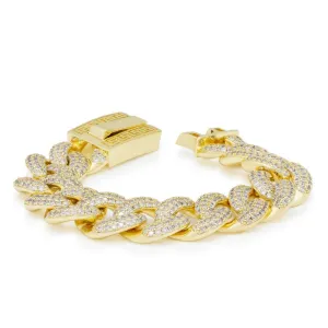 20mm Iced Miami Cuban Bracelet