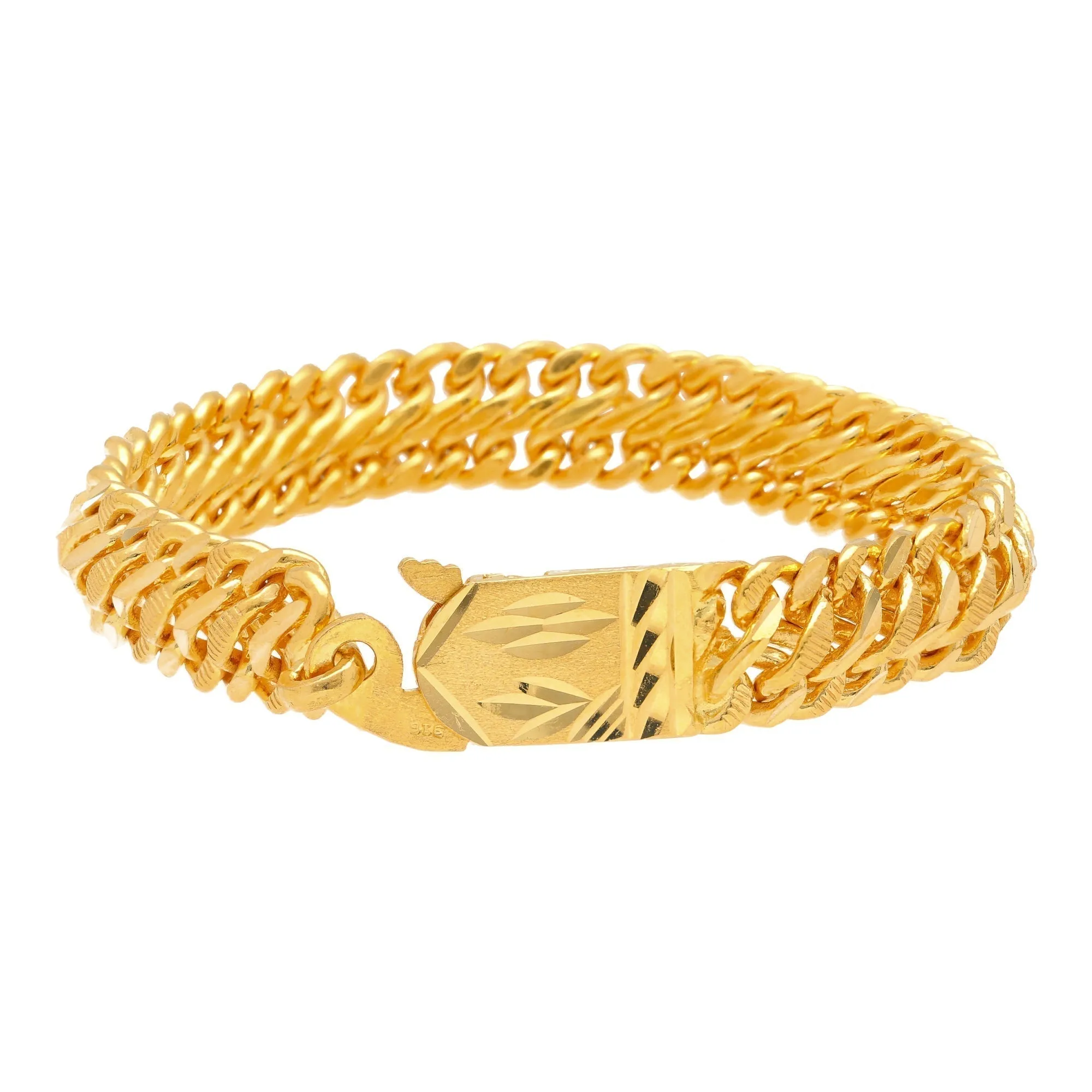 22K Yellow Gold Link Bracelet (11 gm)