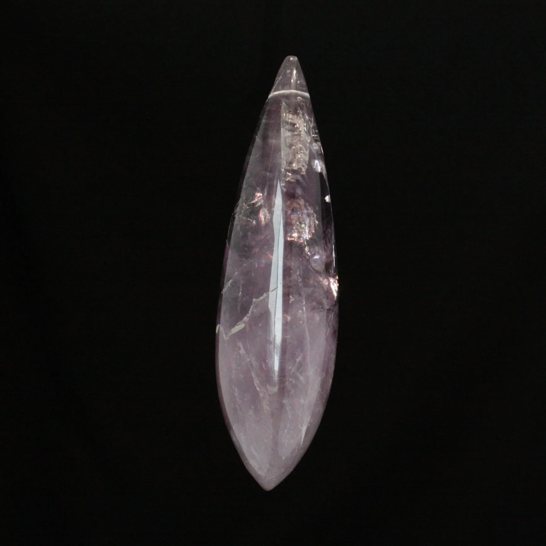 5" Amethyst Quartz Smooth Full Pear