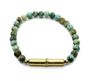 African Turquoise Flint Bracelet