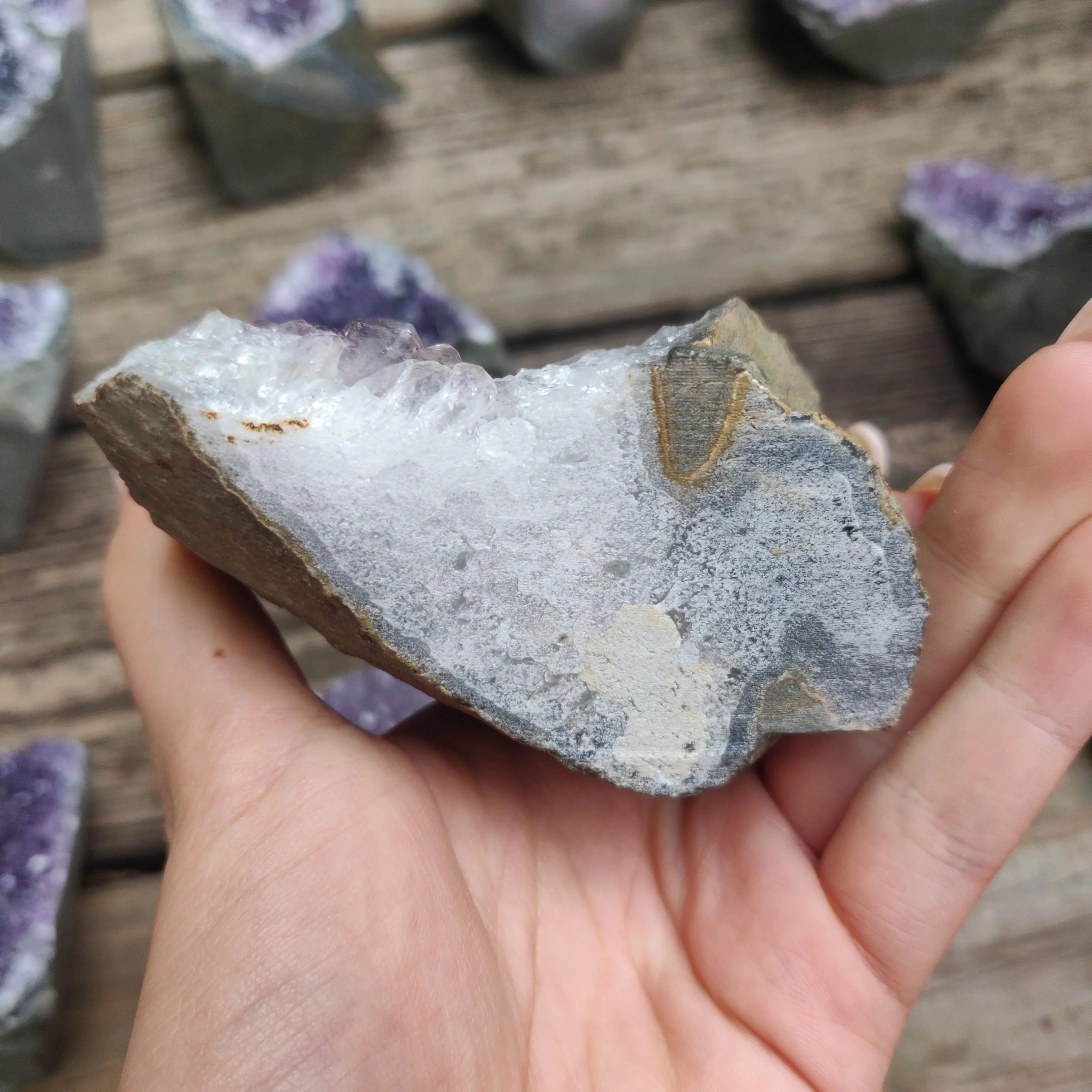 Amethyst Geode Free Form, Cut Base (#25)