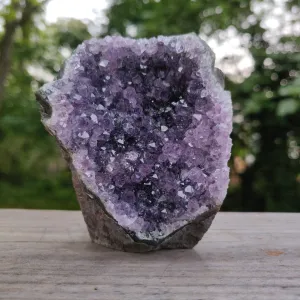 Amethyst Geode Free Form, Cut Base (#3)