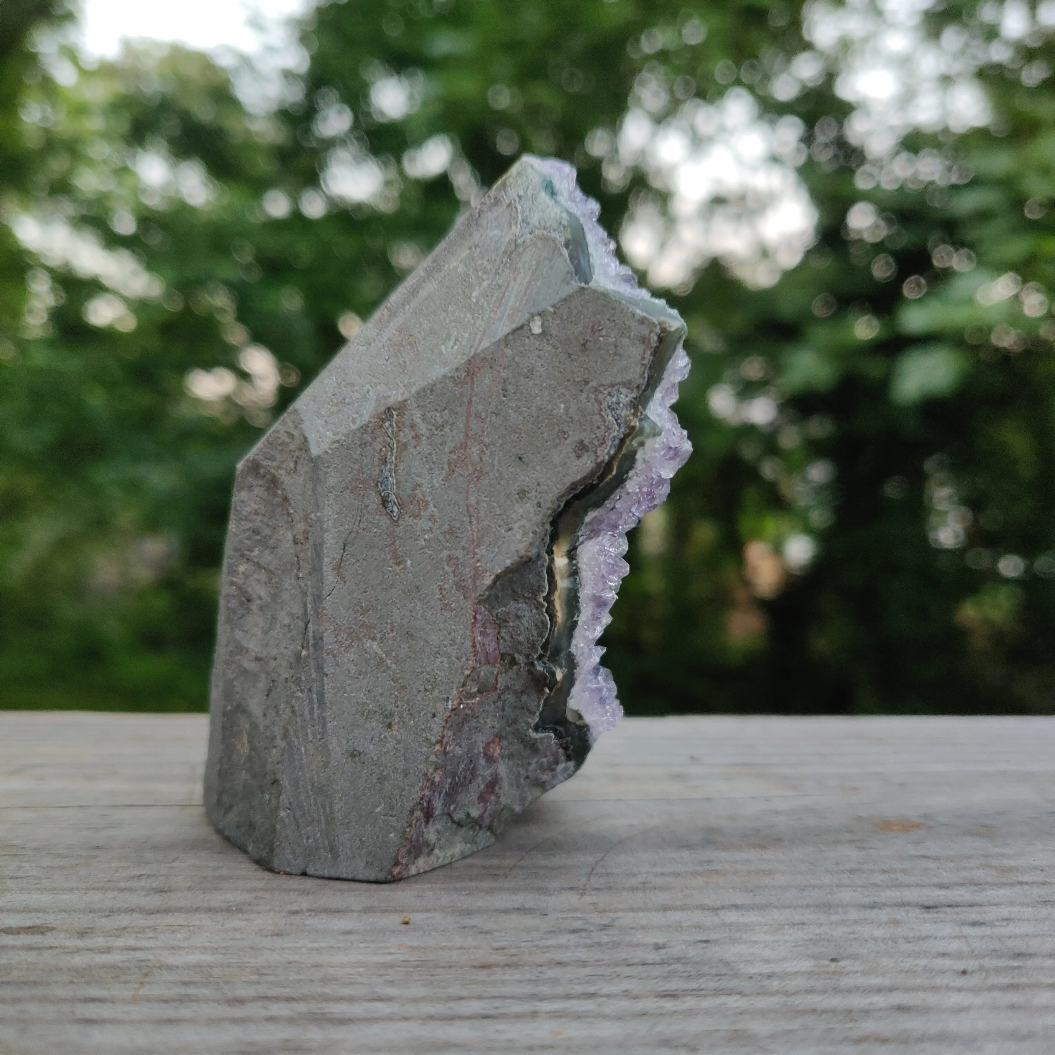 Amethyst Geode Free Form, Cut Base (#3)