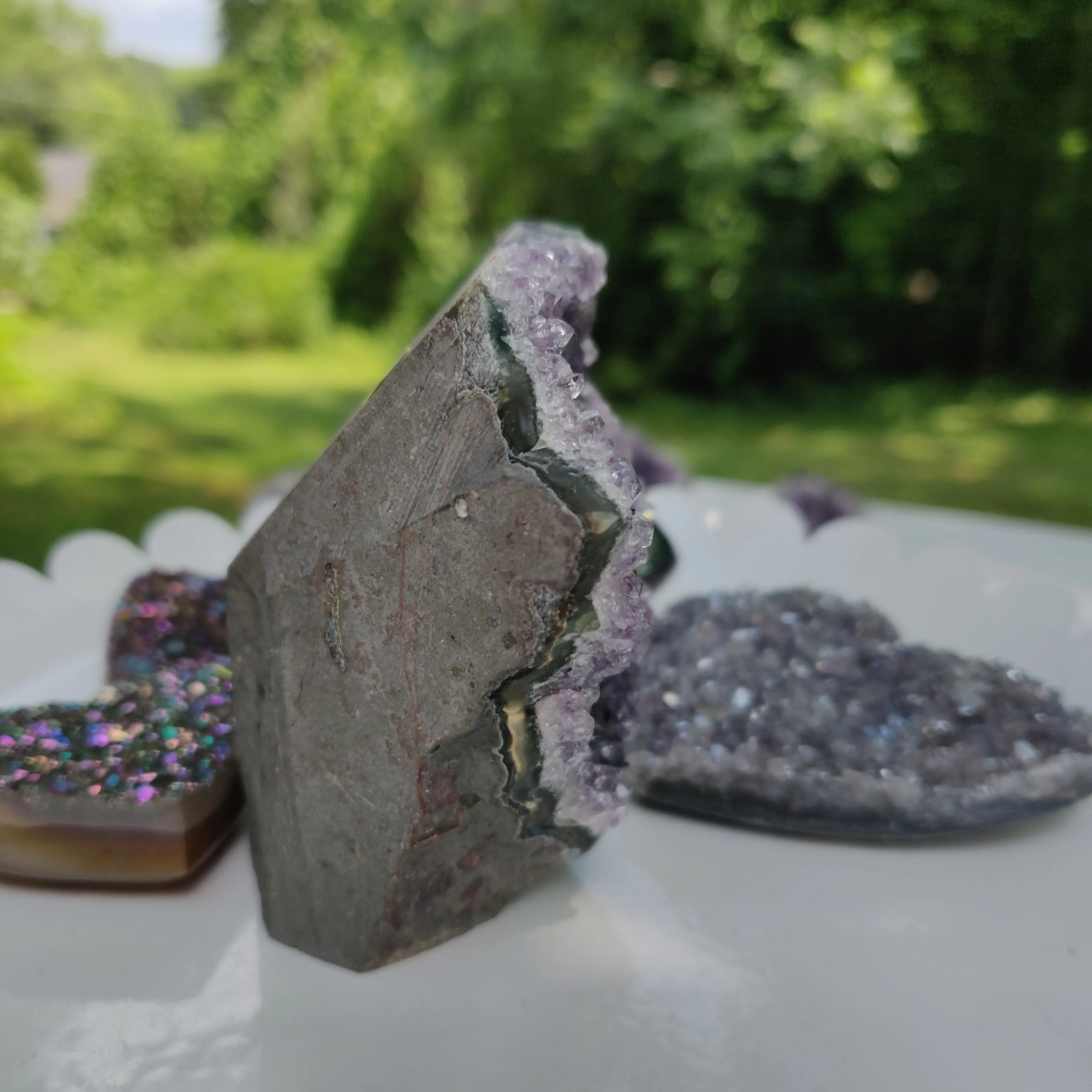 Amethyst Geode Free Form, Cut Base (#3)