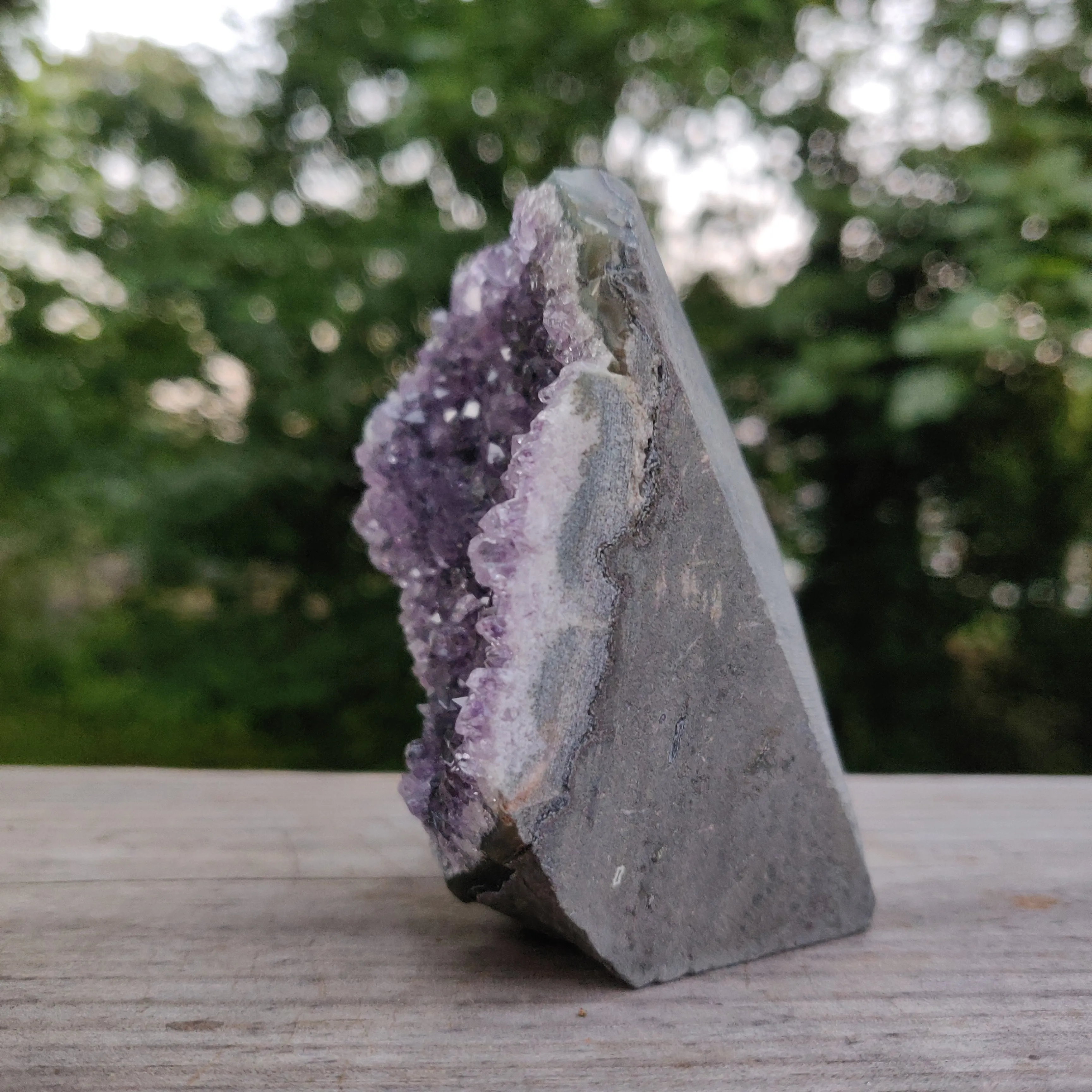 Amethyst Geode Free Form, Cut Base (#3)