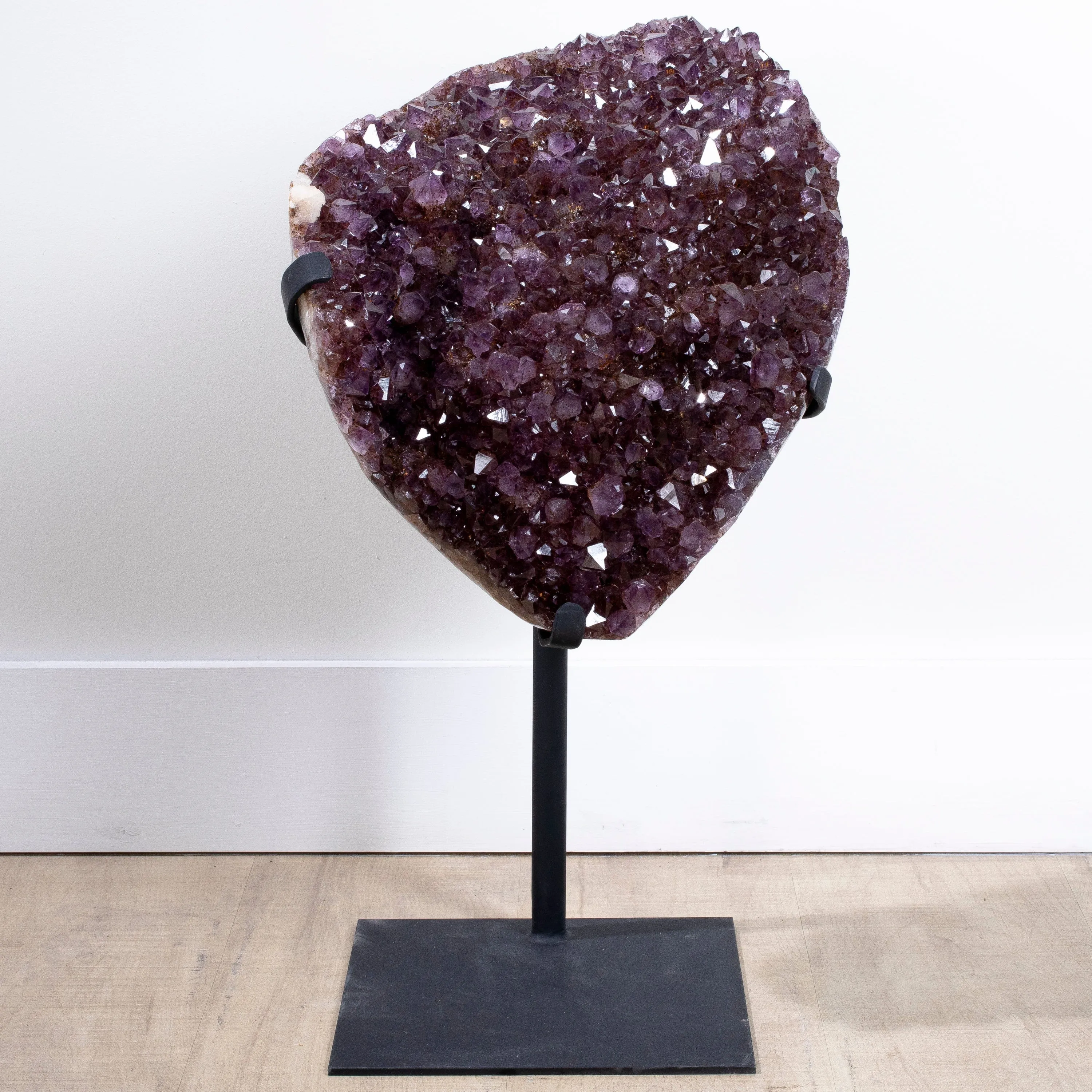 Amethyst Geode from Brazil on Custom Stand- 25" / 49 lbs