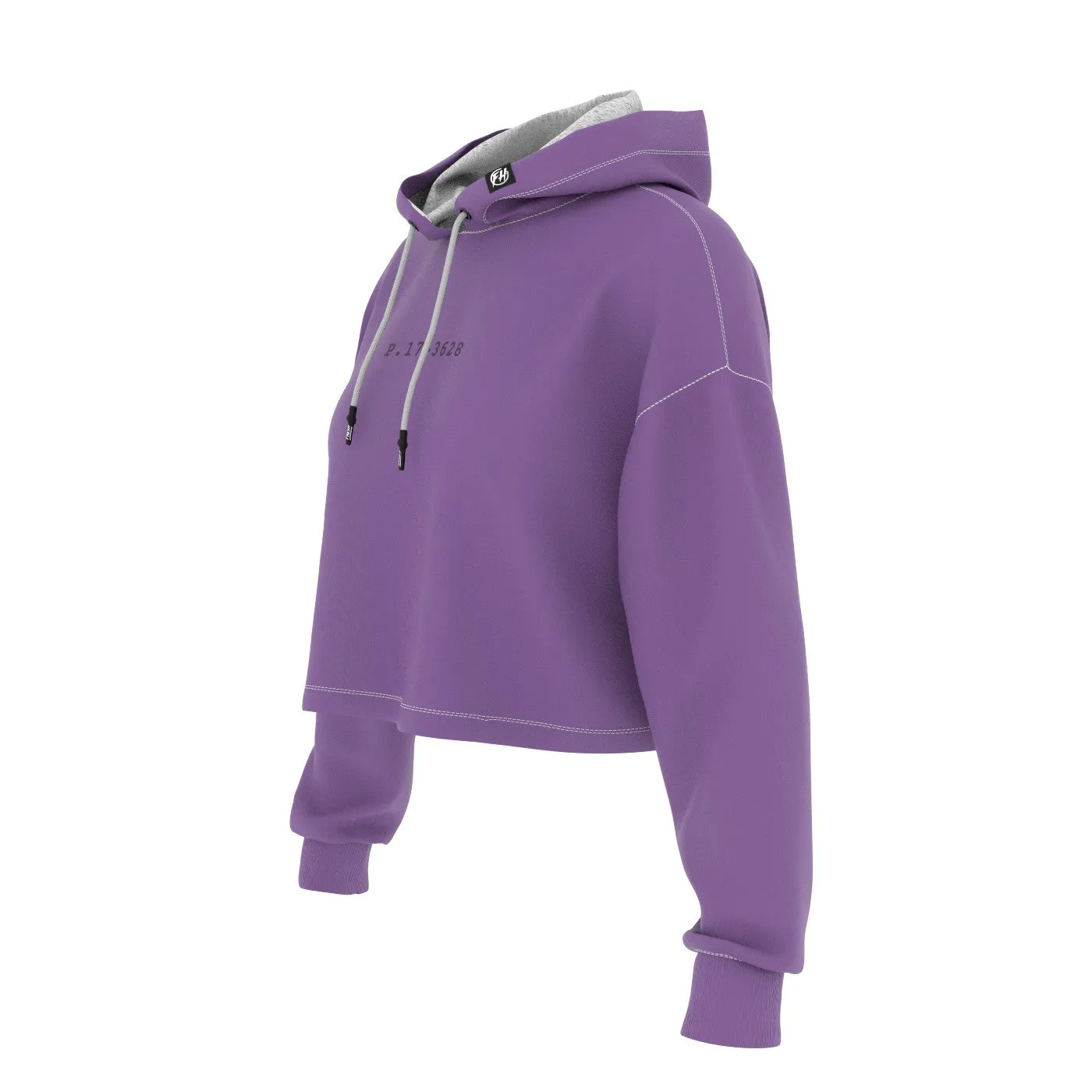 Amethyst Orchid Cropped Hoodie