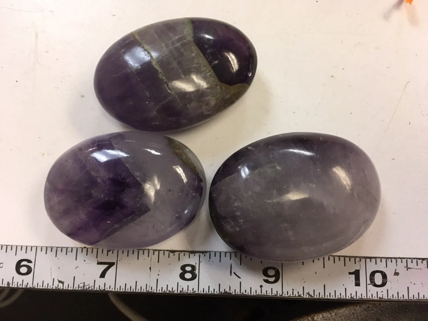 Amethyst Palmstones - Palm Stones - 3rd Eye - Third Eye - Energy Healing - Reiki