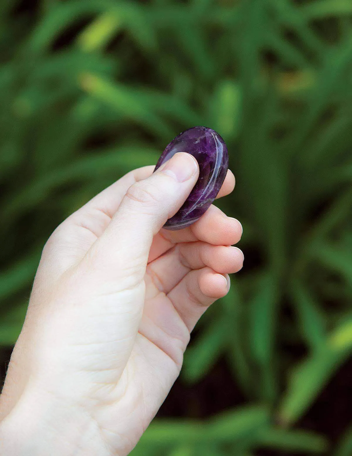 Amethyst Worry Stone