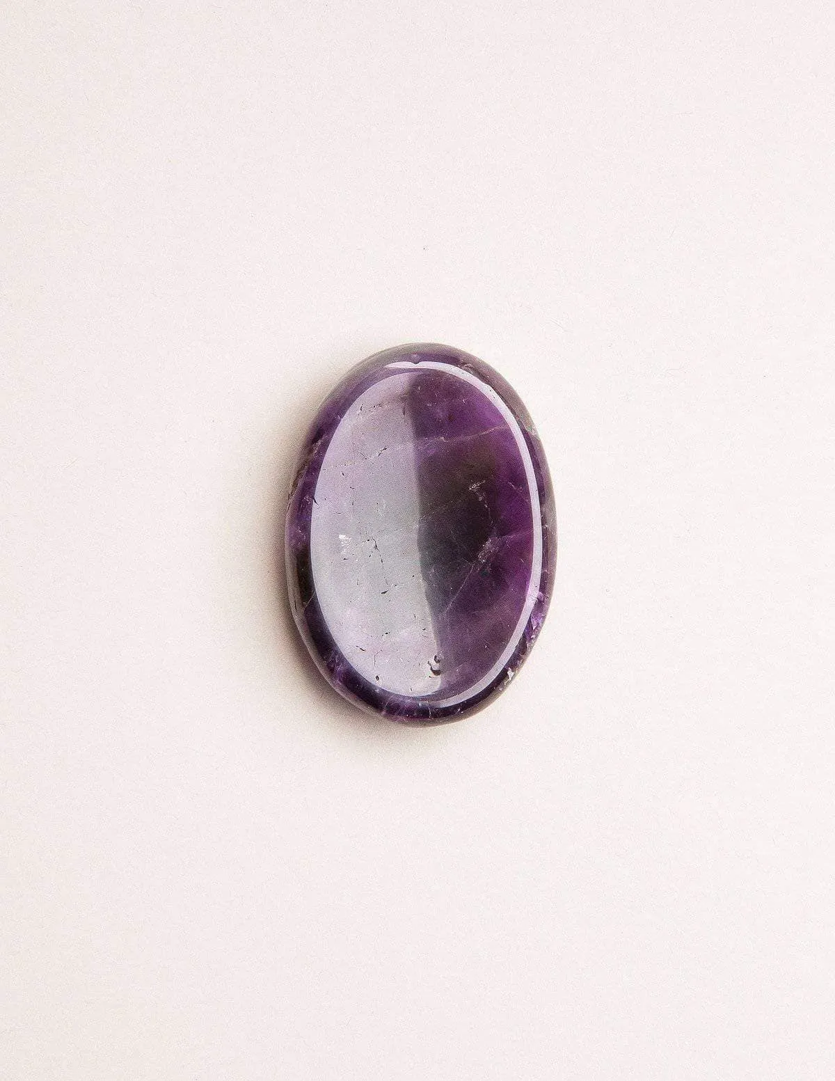 Amethyst Worry Stone