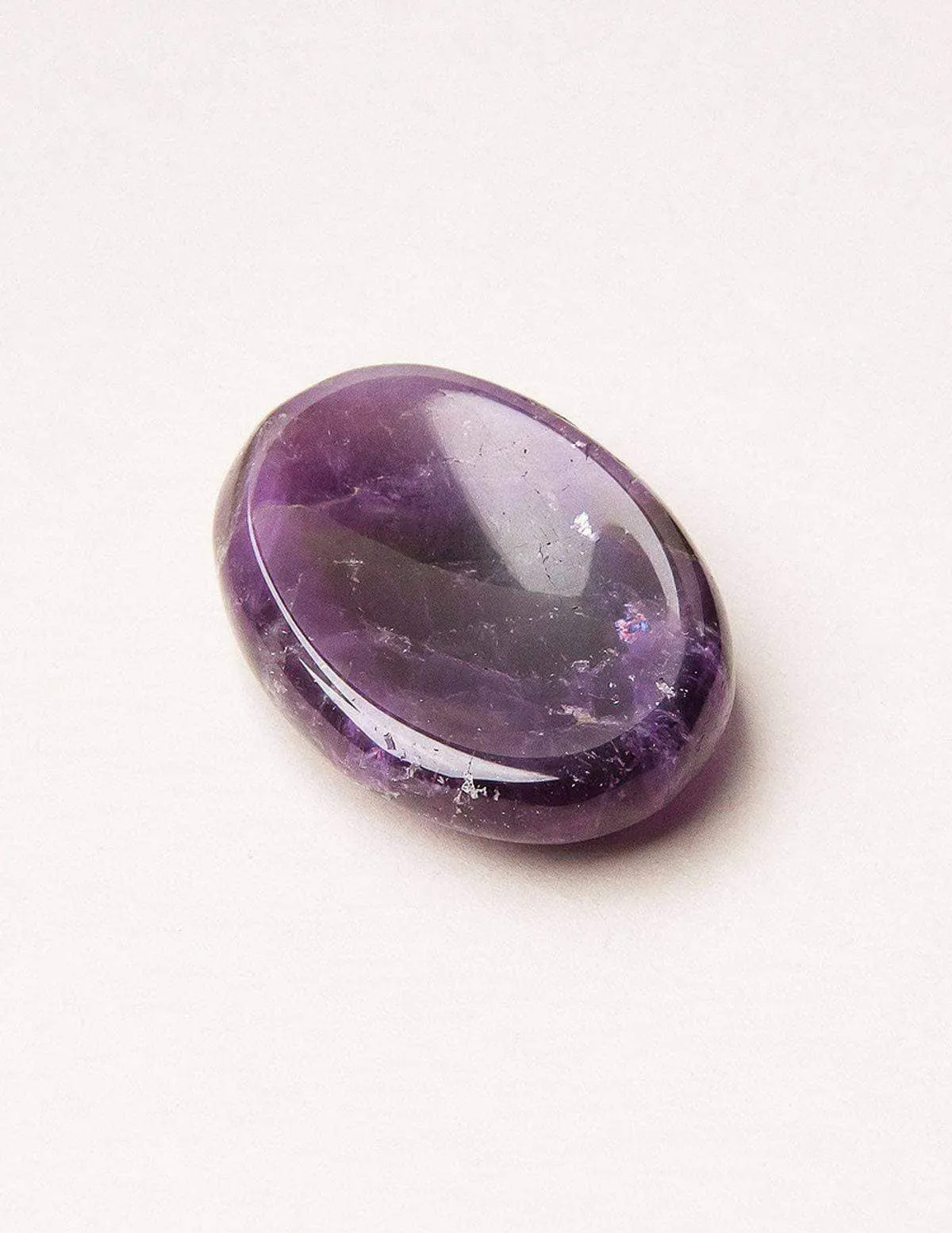 Amethyst Worry Stone