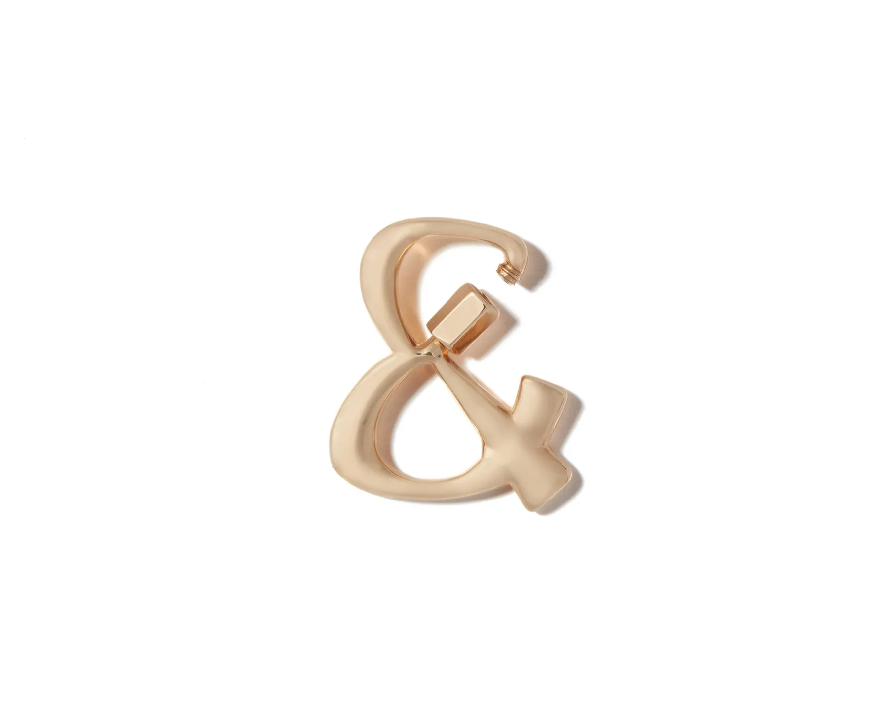 Ampersand Lock in Gold