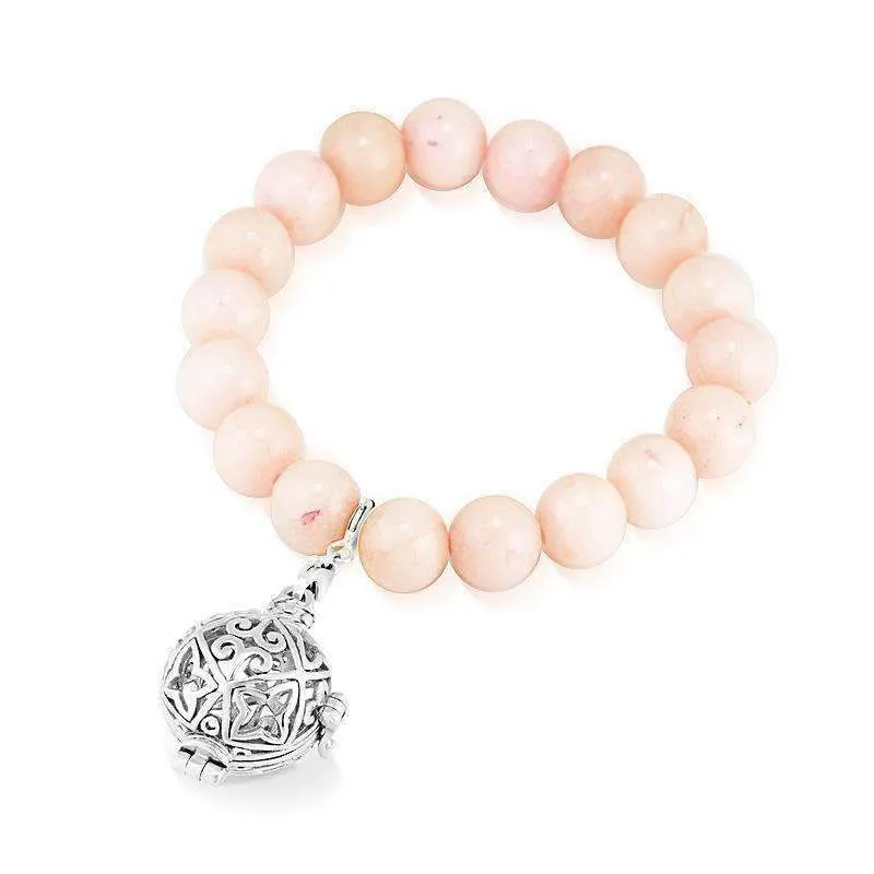 Bead Perfumed Bracelet - Enchanted Silver