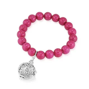 Bead Perfumed Bracelet - Enchanted Silver