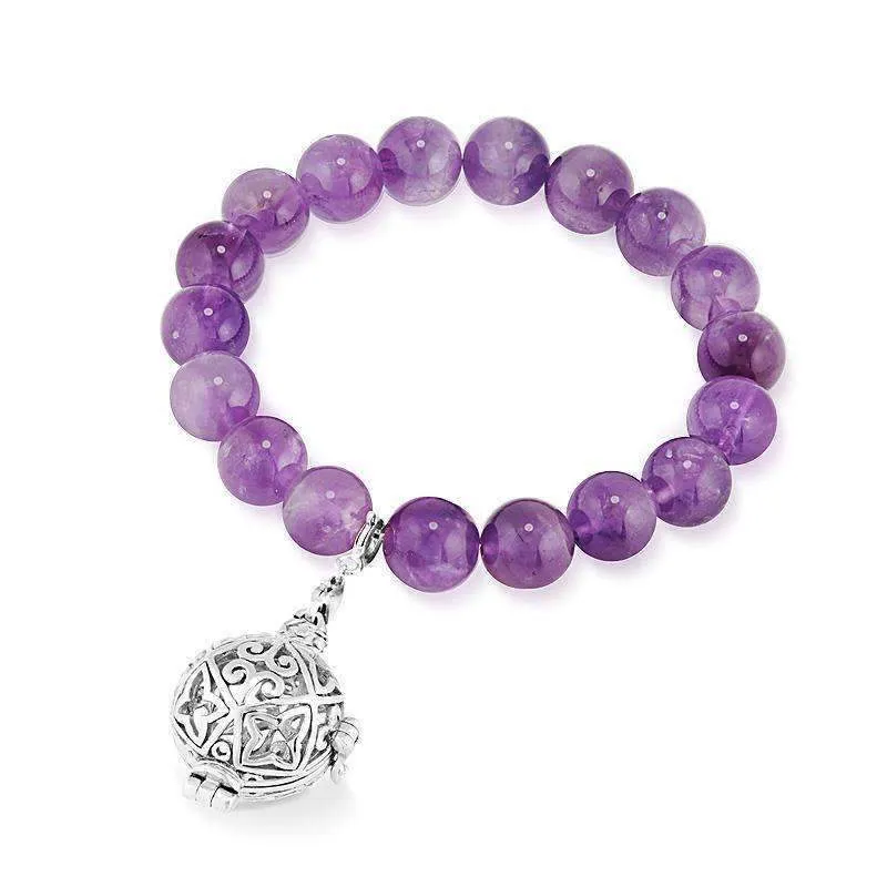 Bead Perfumed Bracelet - Enchanted Silver