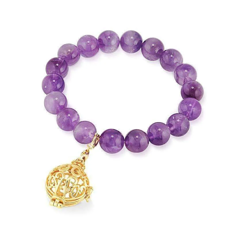 Bead Perfumed Bracelet - Harmony Gold