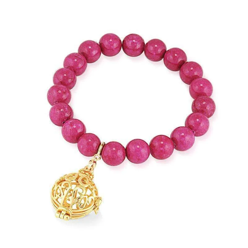 Bead Perfumed Bracelet - Harmony Gold