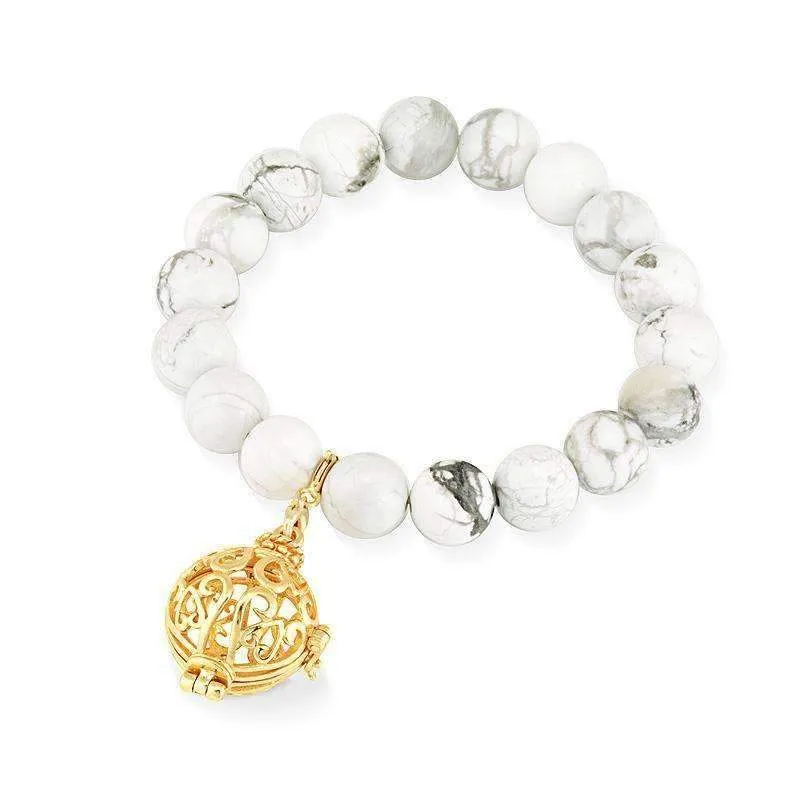 Bead Perfumed Bracelet - Harmony Gold