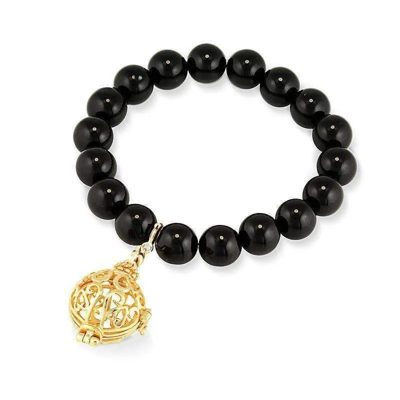 Bead Perfumed Bracelet - Harmony Gold