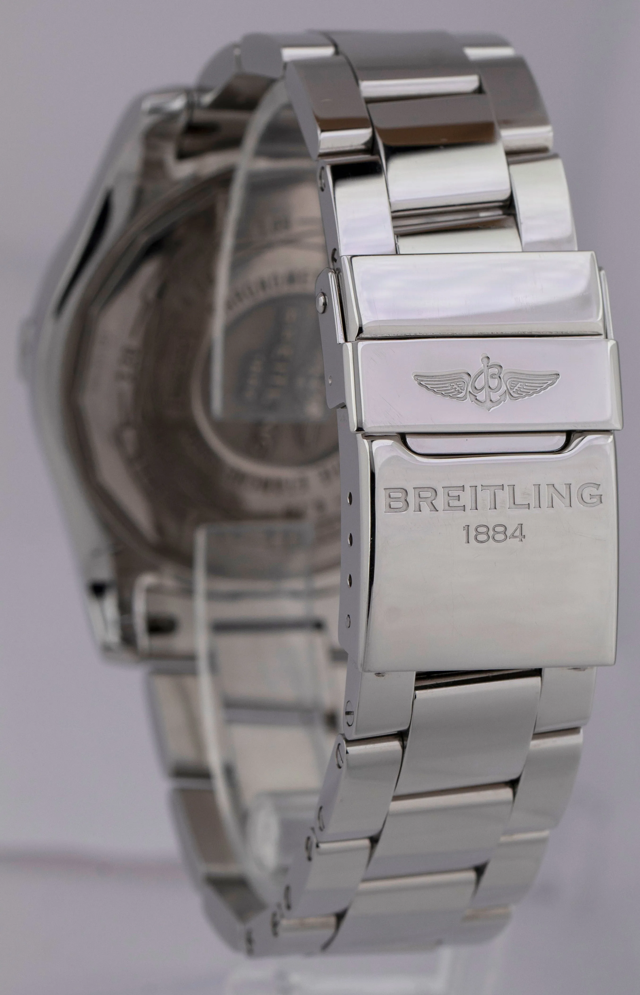 Breitling Avenger II GMT Stainless Steel 43mm Blue Date Automatic Watch A32390