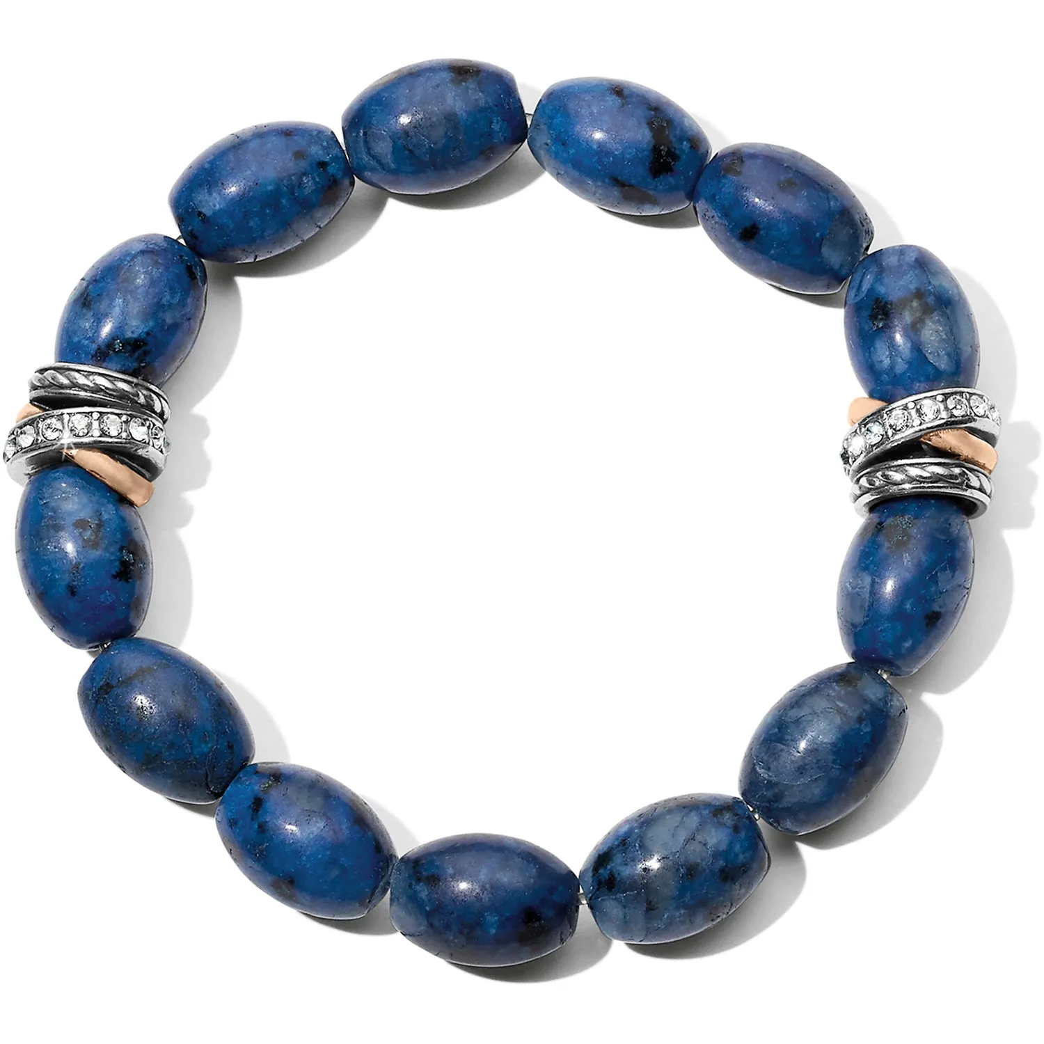 Brighton Neptune's Rings Kiwi Lapis Stretch Bracelet