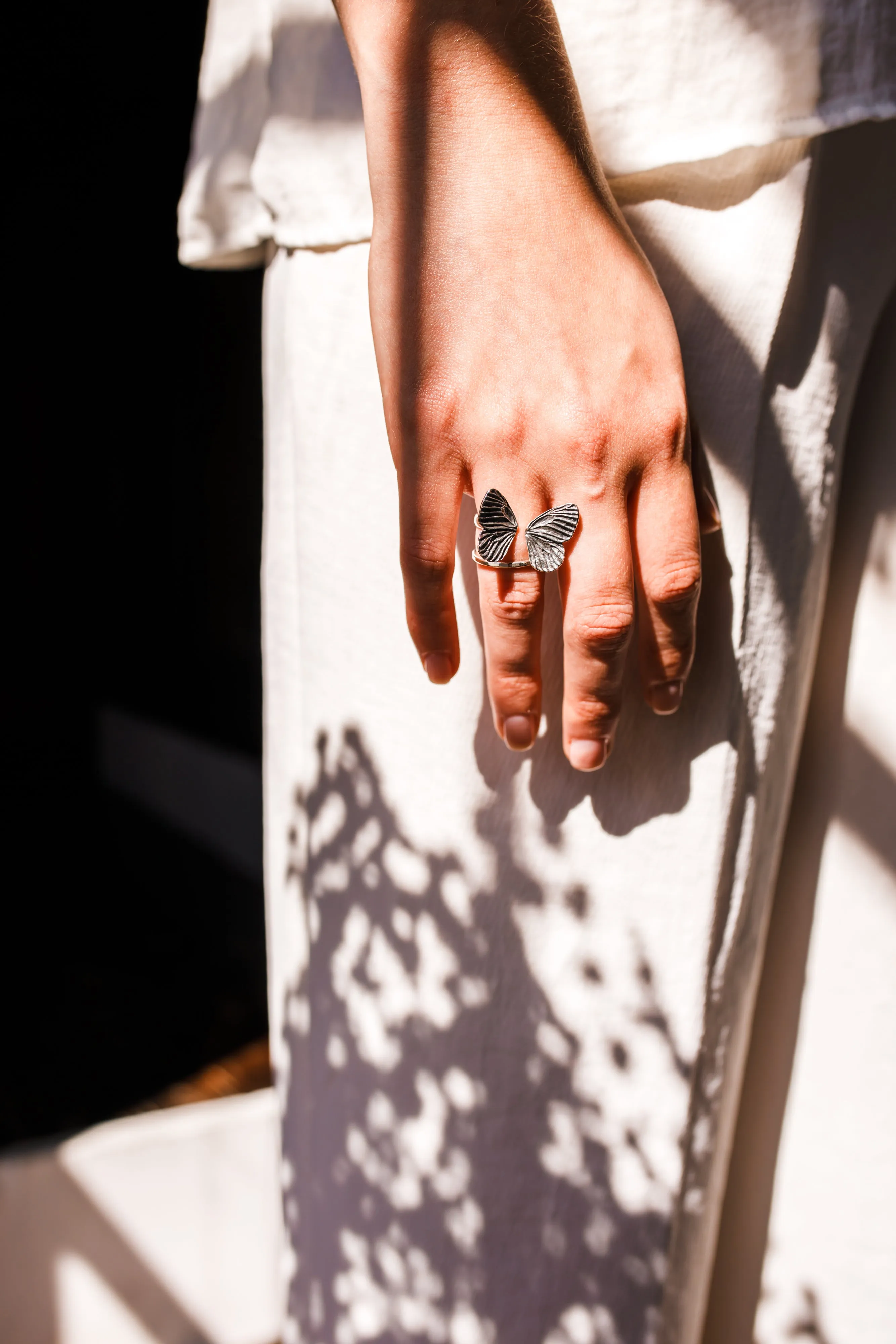 butterfly ring {sterling silver }