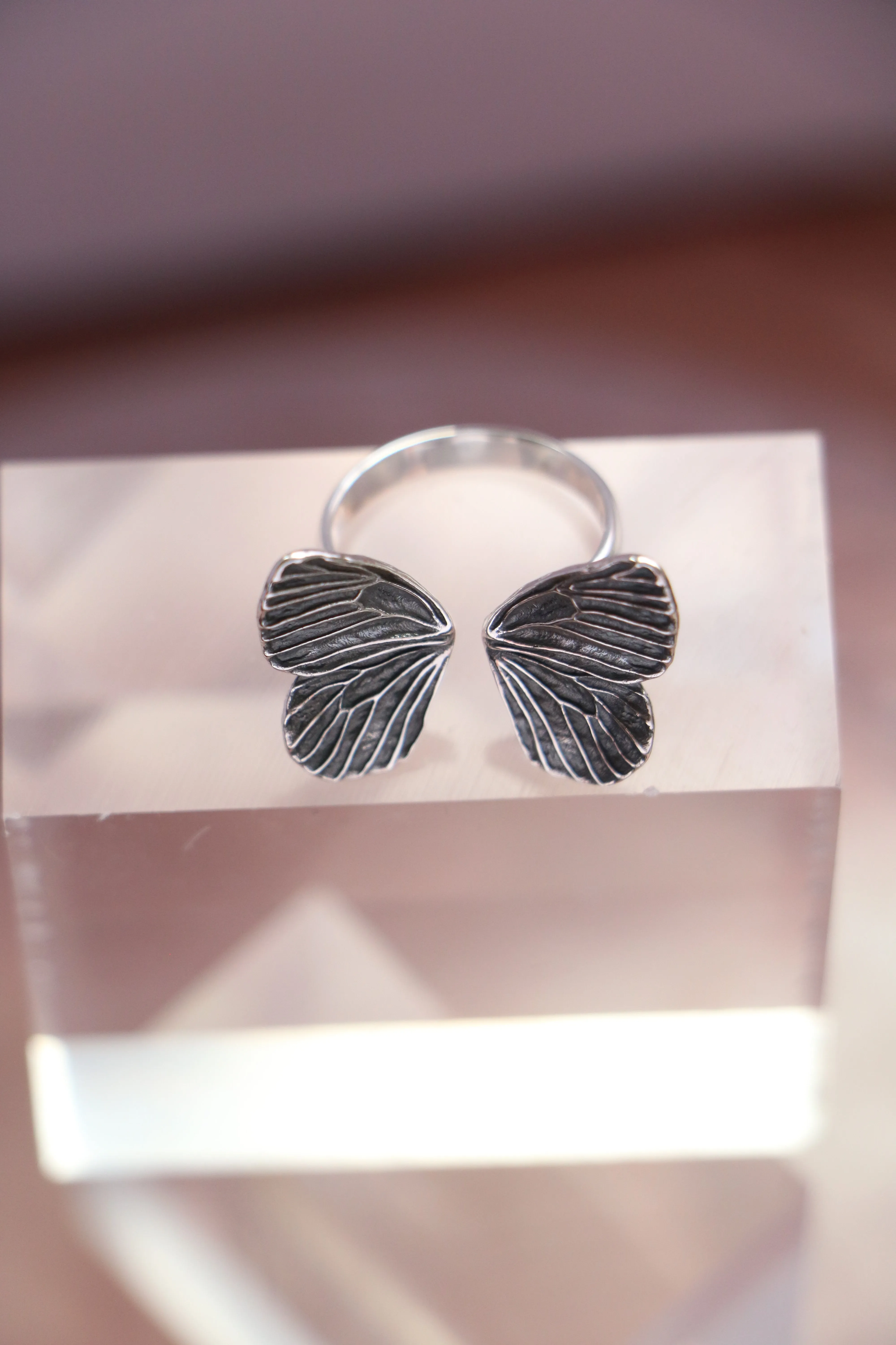 butterfly ring {sterling silver }