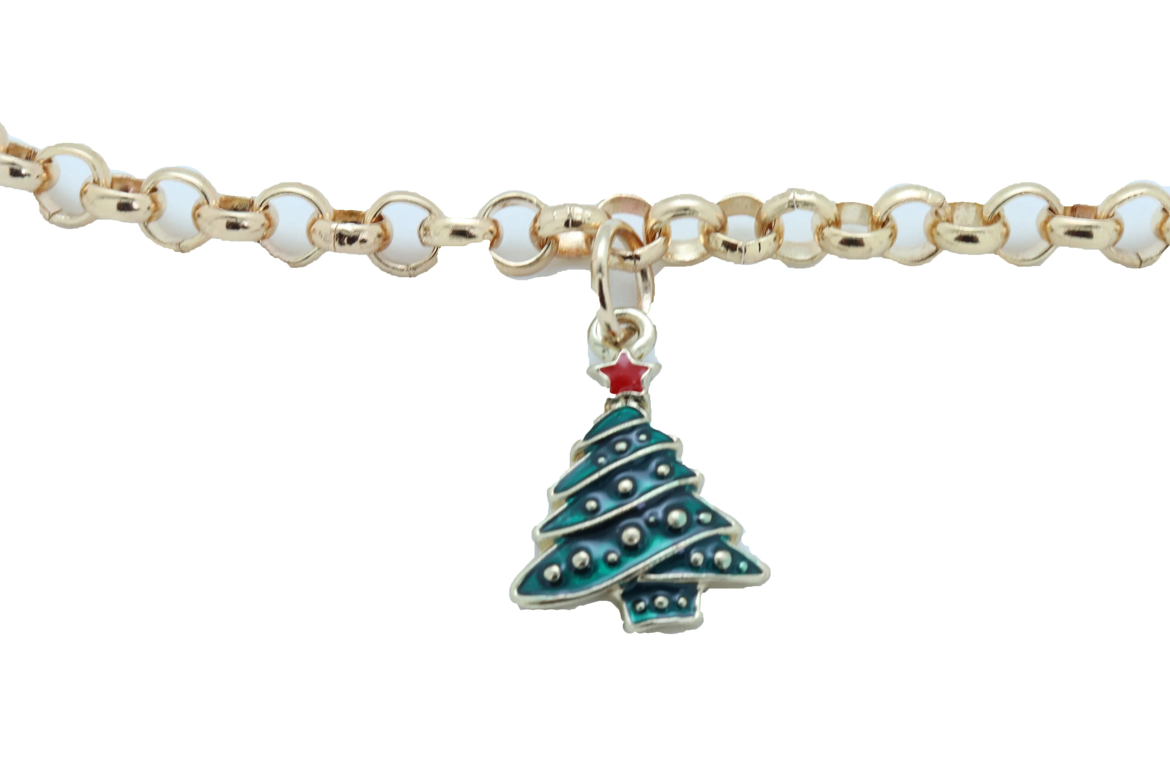 Christmas Tree Charm Boot Chain