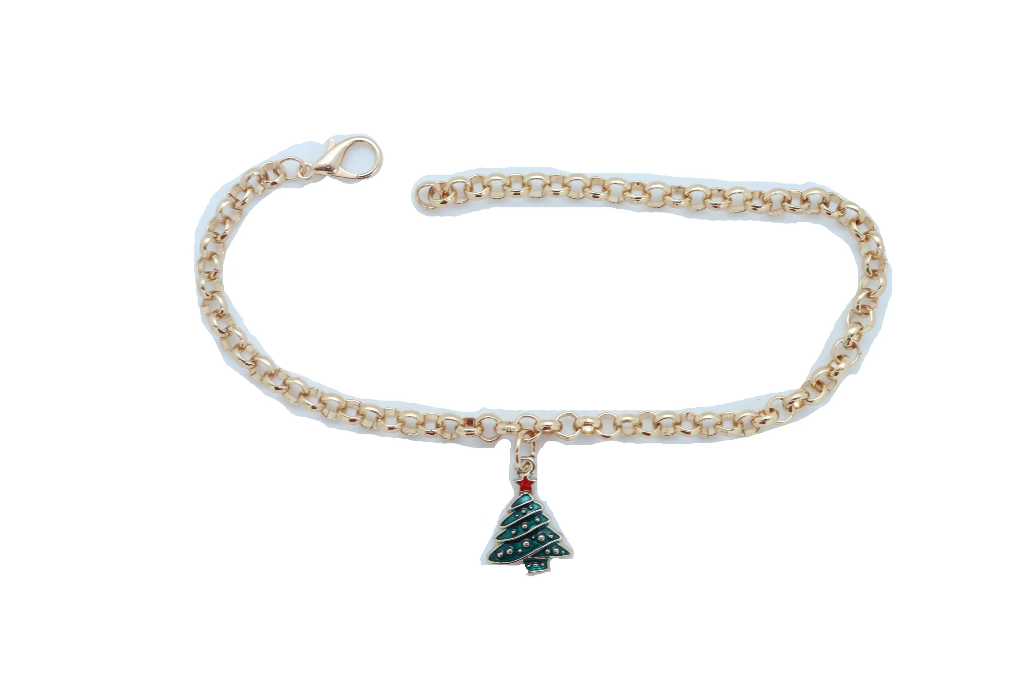 Christmas Tree Charm Boot Chain