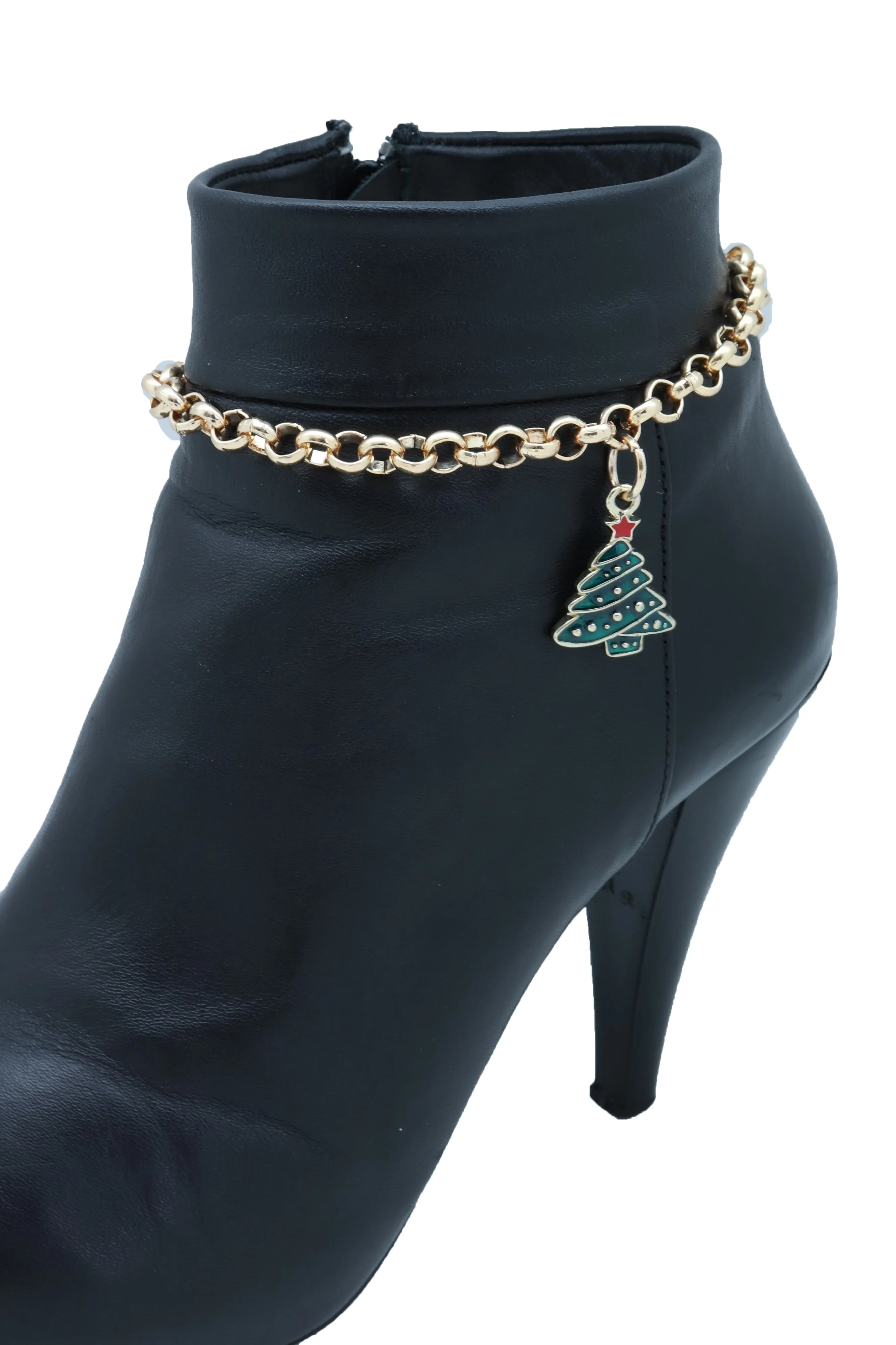 Christmas Tree Charm Boot Chain