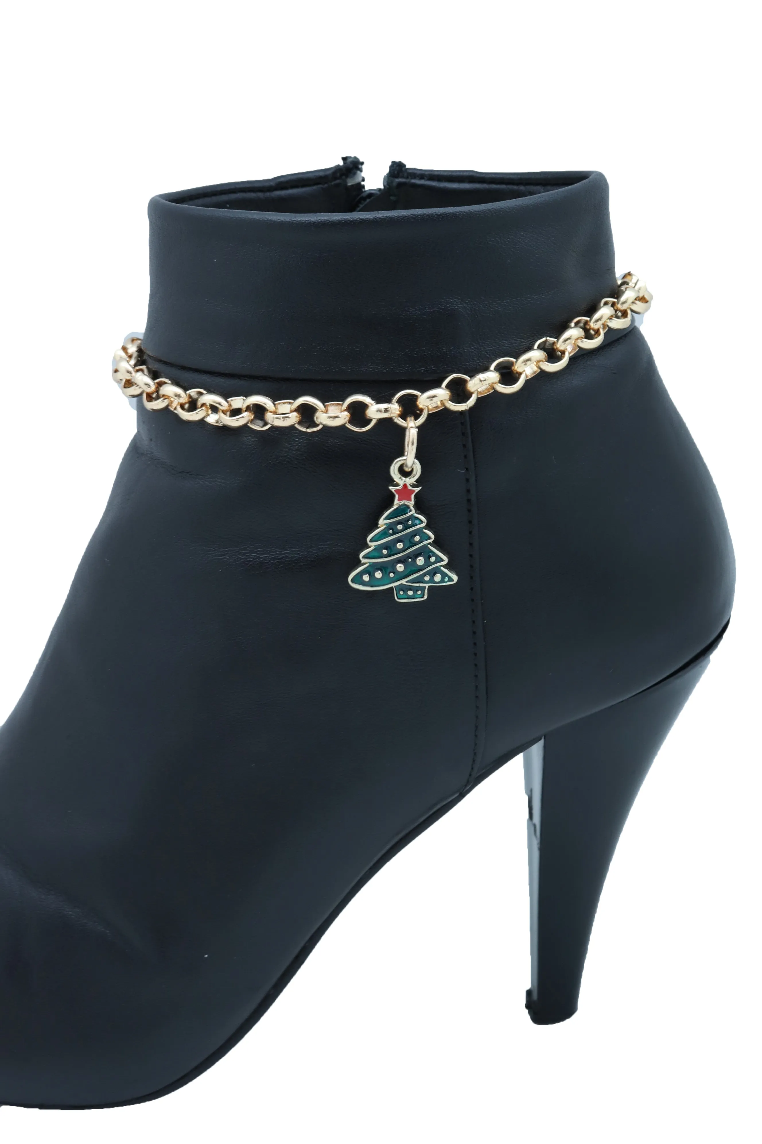 Christmas Tree Charm Boot Chain