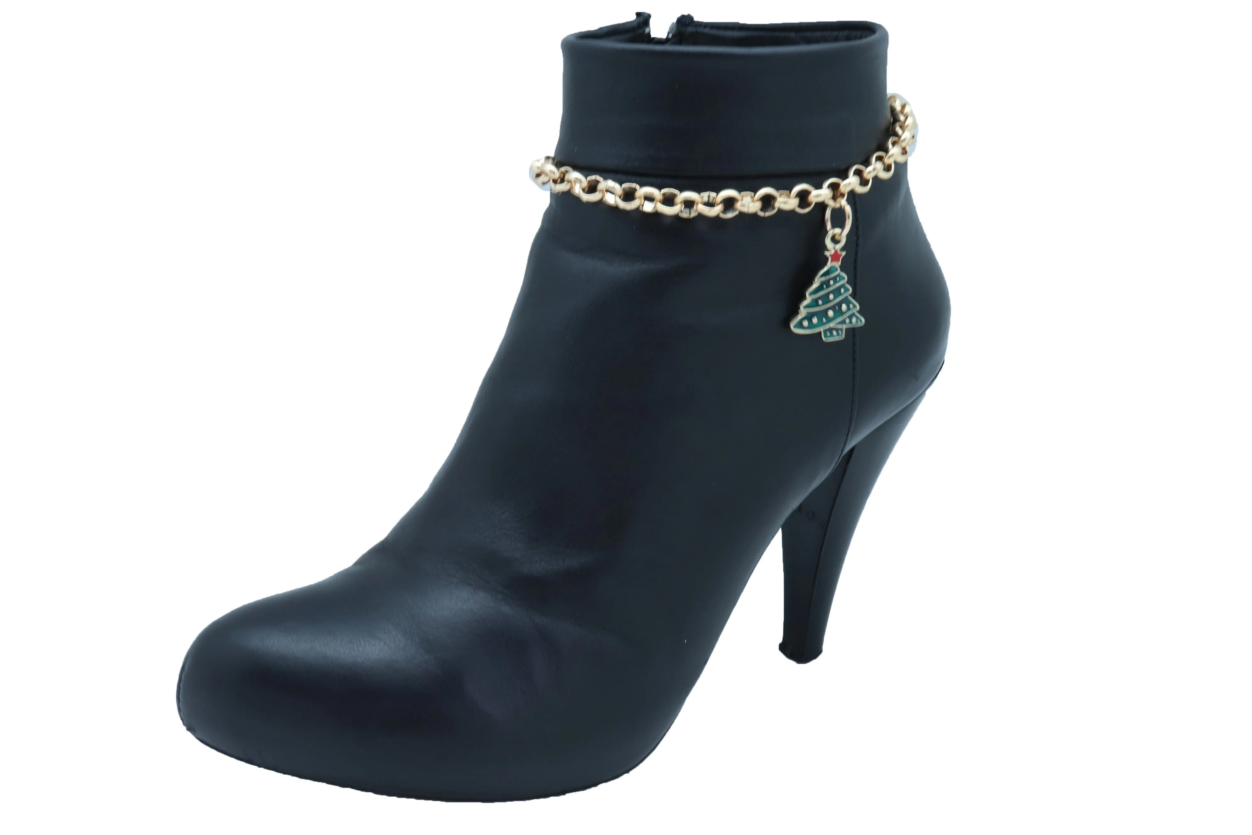 Christmas Tree Charm Boot Chain