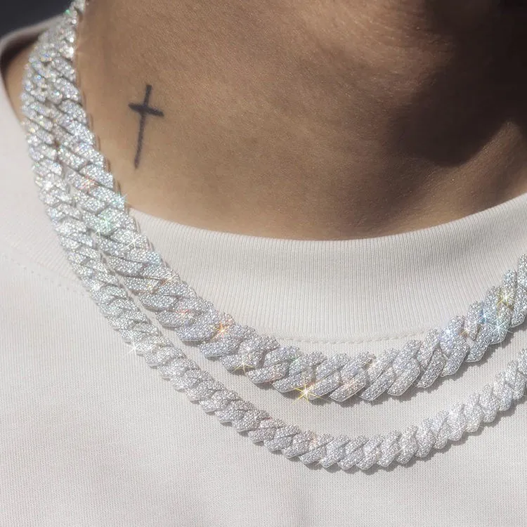 Cuban Iced out Chain Necklace/Bracelet