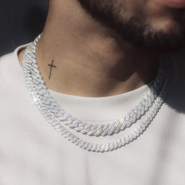 Cuban Iced out Chain Necklace/Bracelet