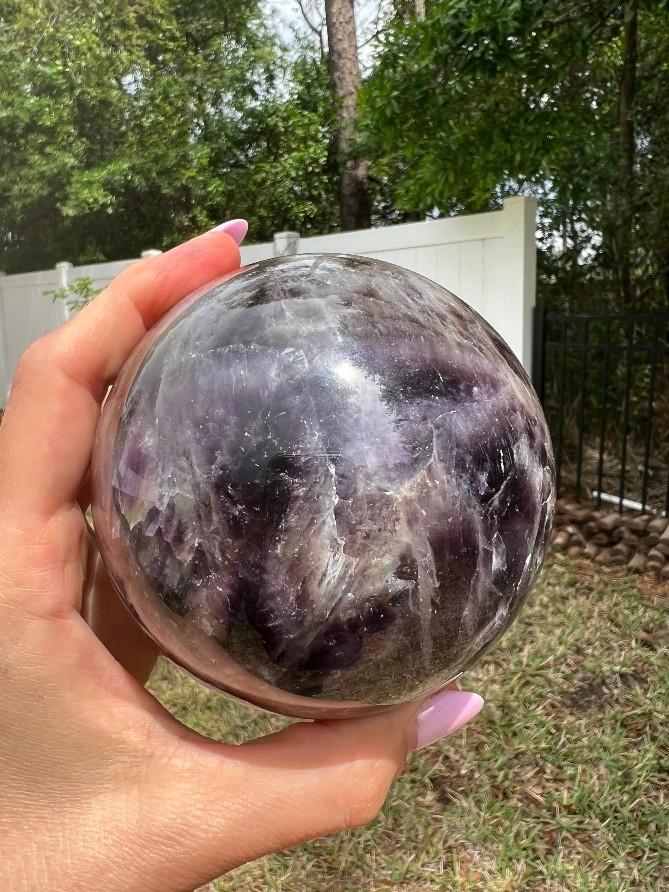 Dream amethyst 89mm sphere