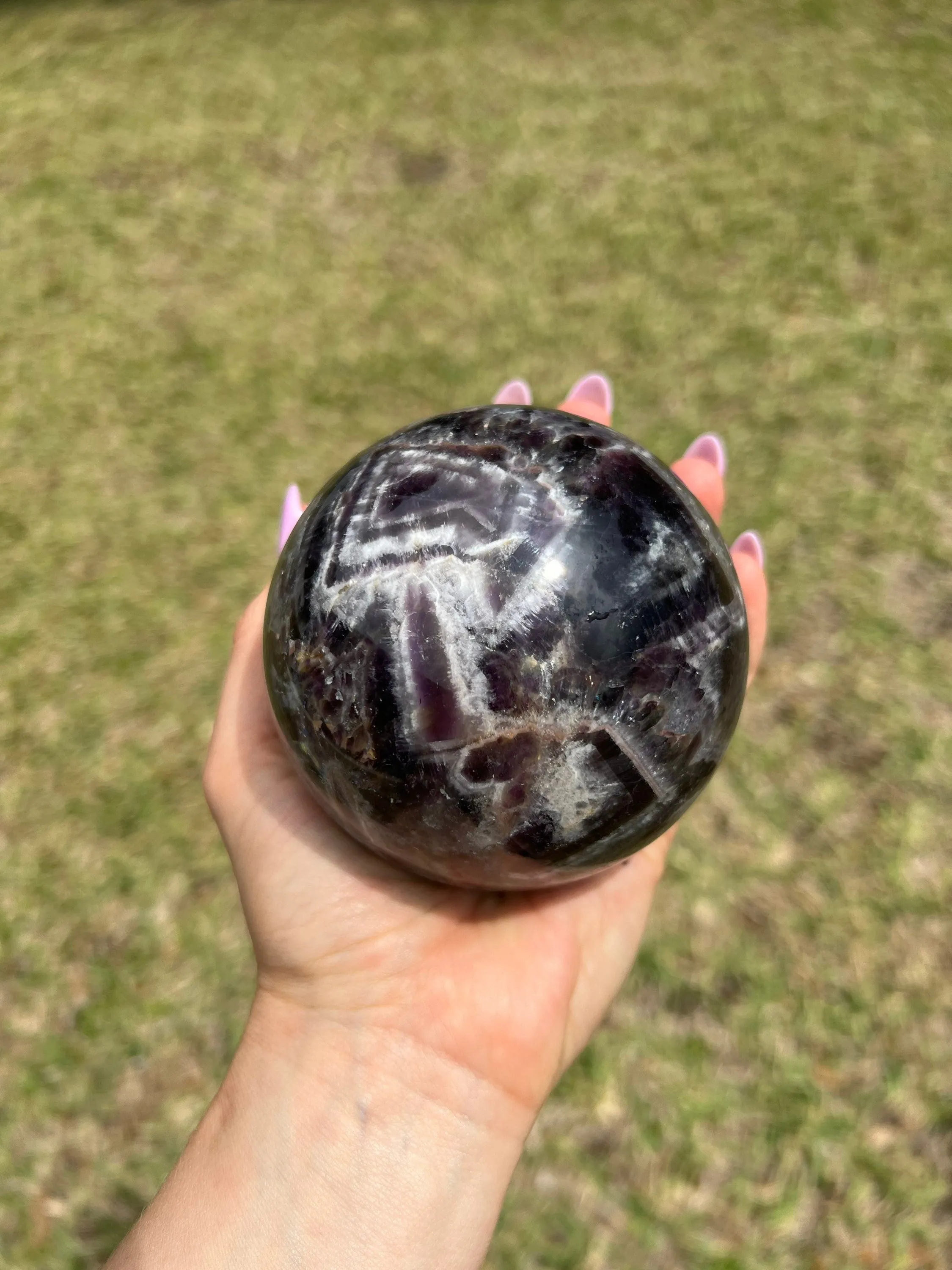 Dream amethyst 89mm sphere