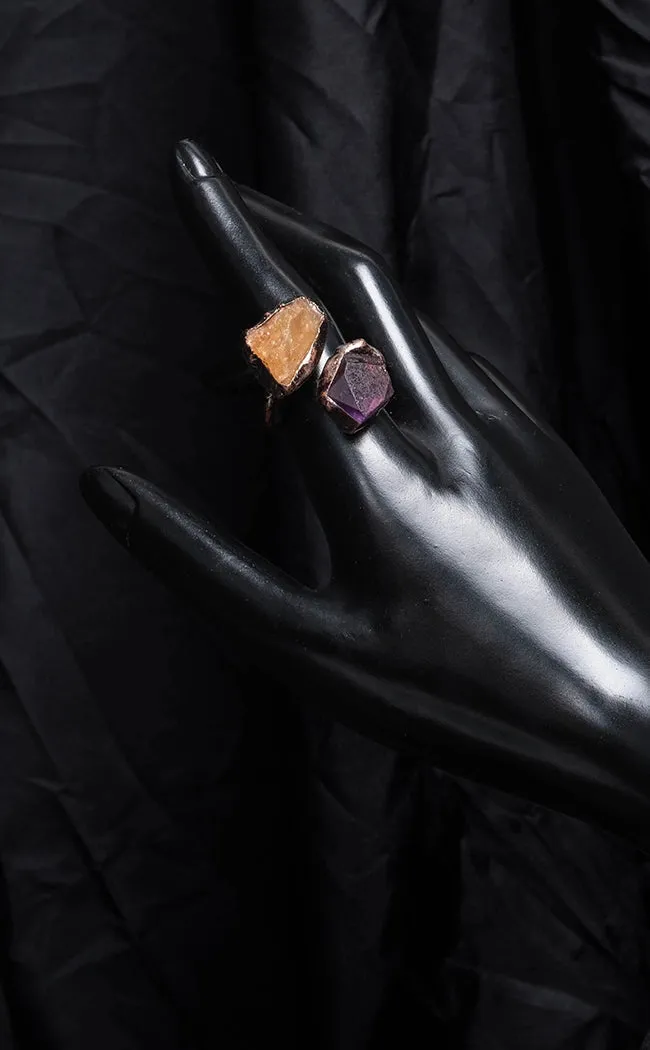 Emanations Amethyst & Citrine Ring