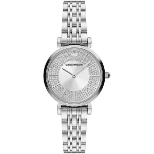 Emporio Armani Elegant Silver-Toned Women's Watch