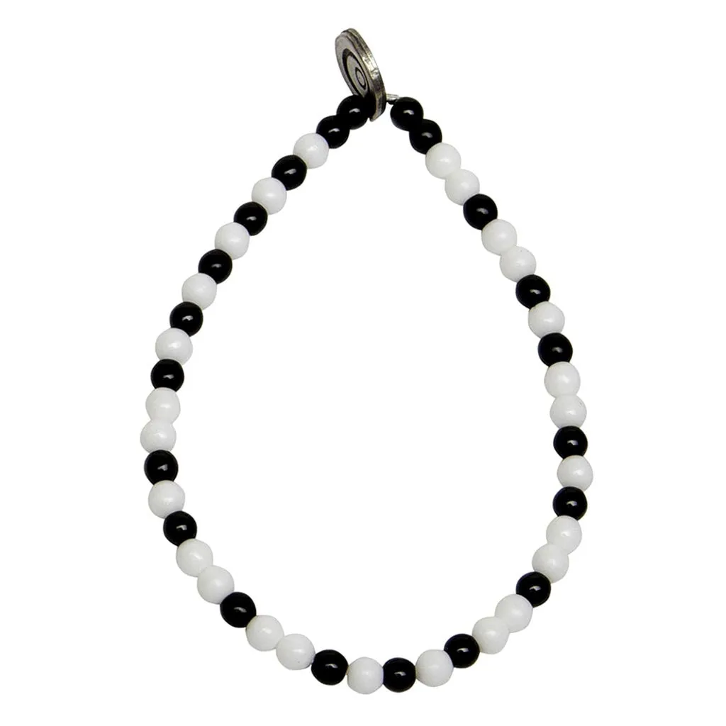 Happiness Morse Code Blessing Glass Bead Bracelet