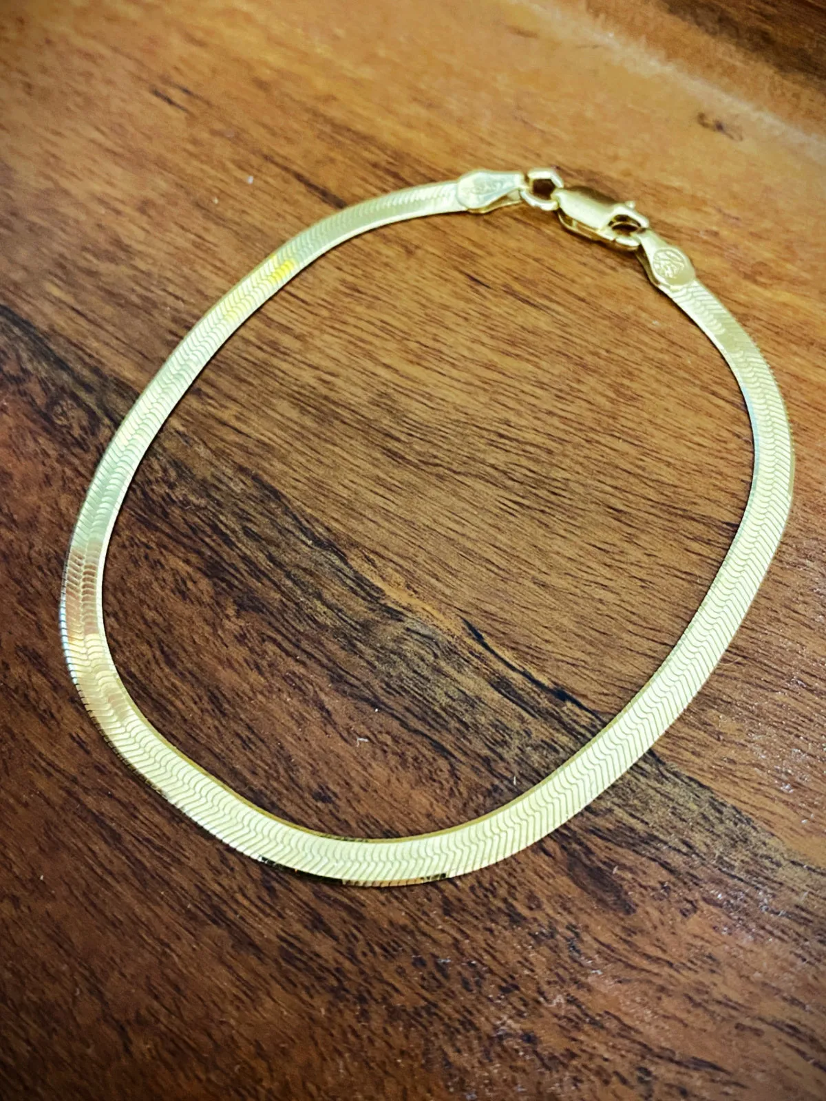 Herringbone Chain Bracelet