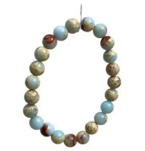 Imperial Jasper & Copper Turquoise Bracelet