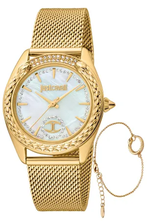 Just Cavalli Women's JC1L195M0225 Animalier 34mm Quartz Watch