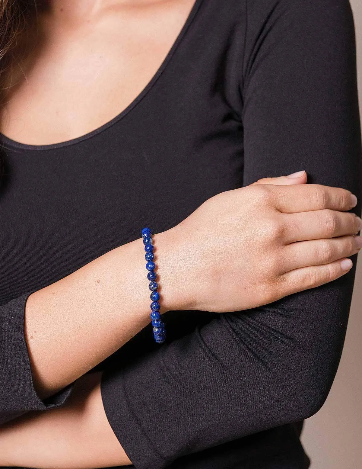 Lapis Energy Gemstone Bracelet - 6 mm