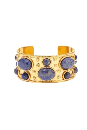 Lapis Lazuli Byzantine Cuff Bracelet