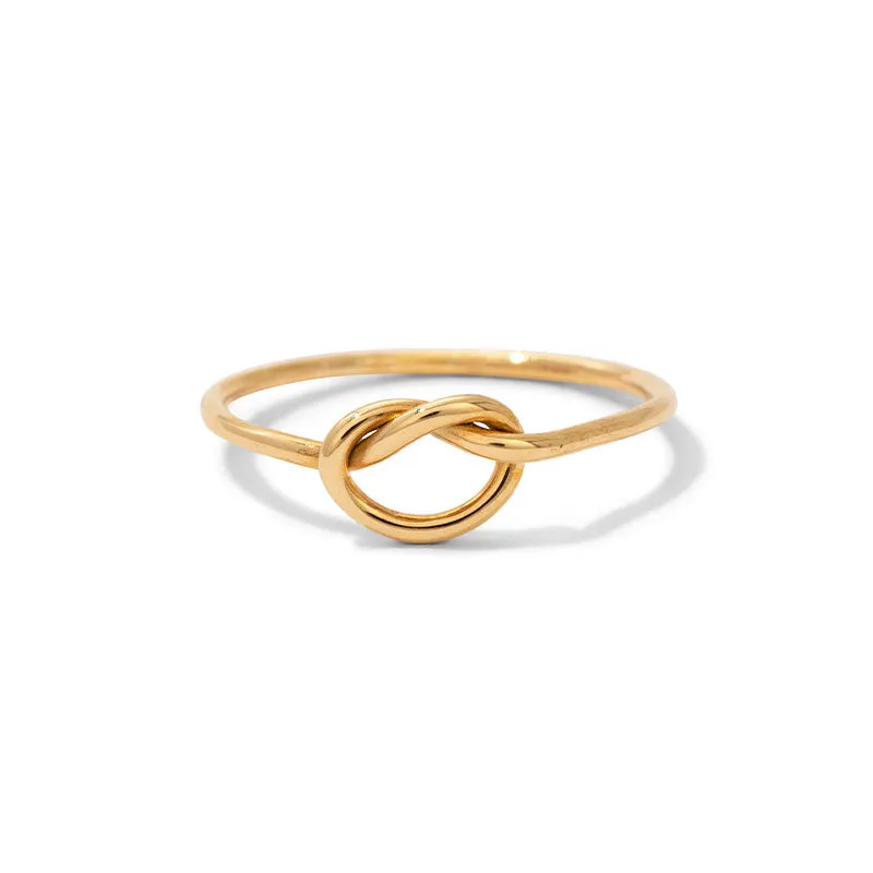 Love Knot Ring, Gold