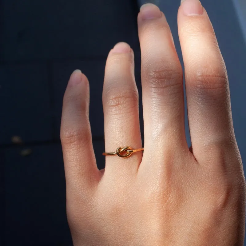 Love Knot Ring, Gold