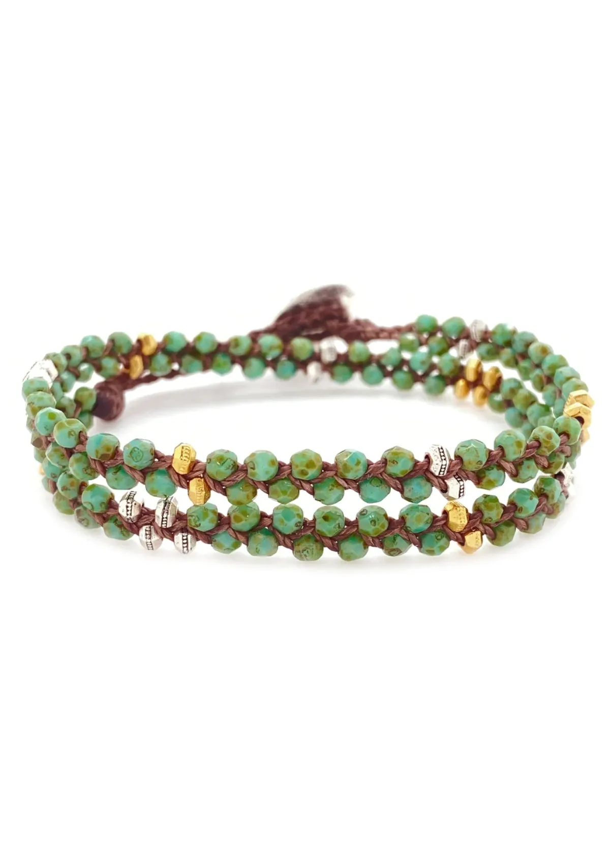 Meridian Wrap Bracelet Turquoise Picasso