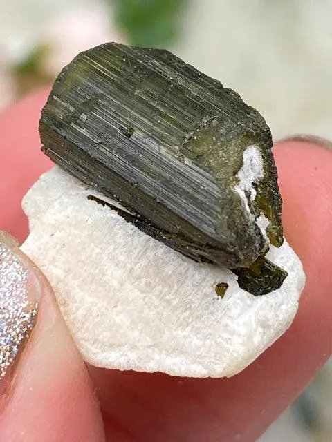 Mixed Tourmaline in Quartz